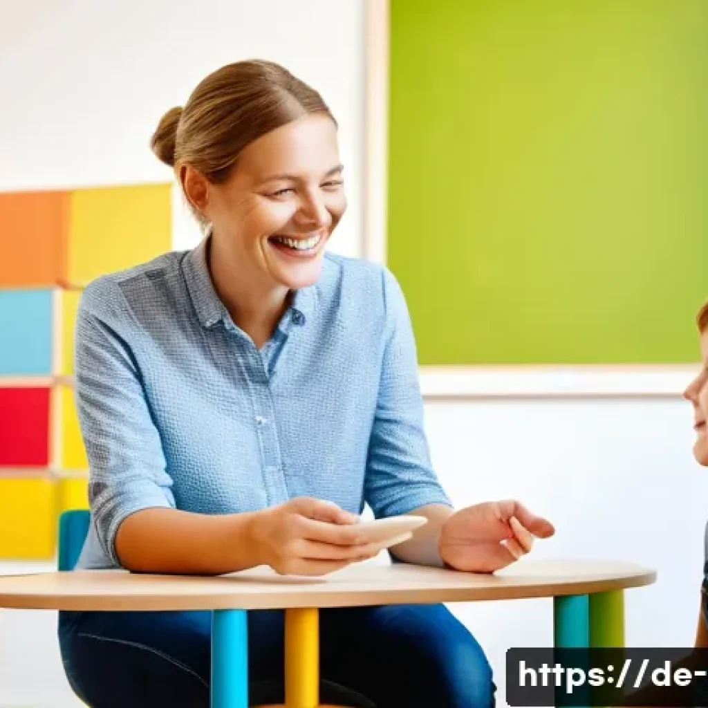 언어치료학 연구 논문 - **Prompt 1: Digital and Interactive Speech Therapy for Children**
"A brightly lit, modern speech...