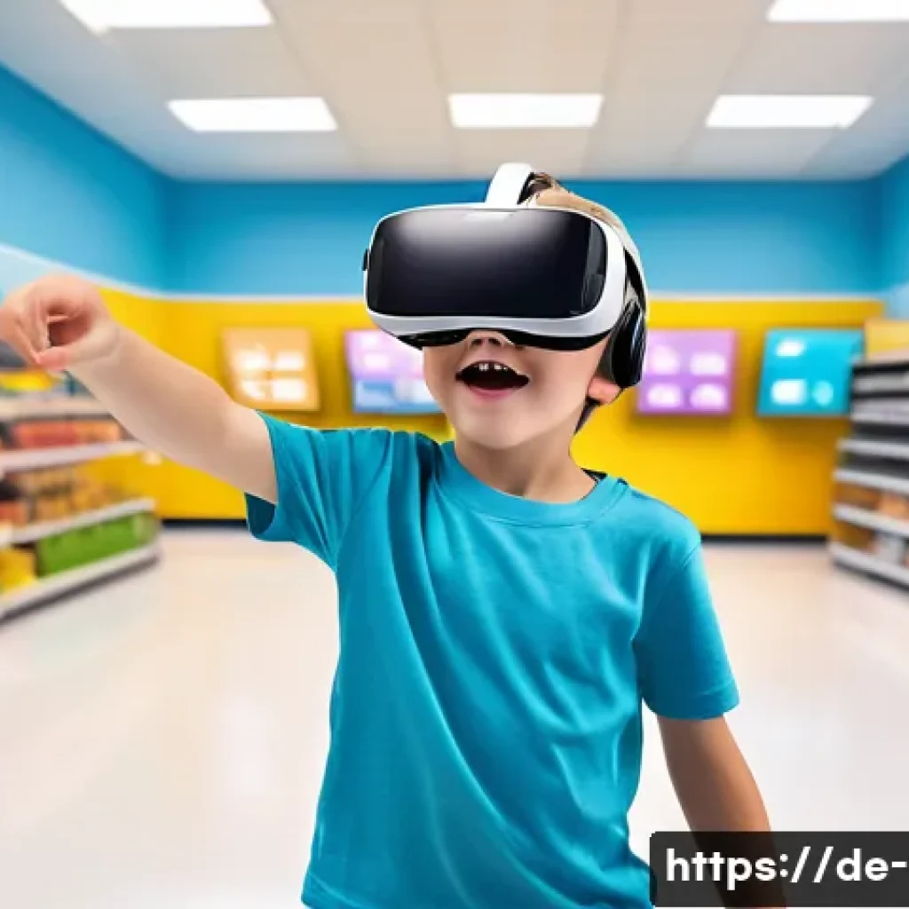 언어치료학 전공 동향 - A modern speech therapy session using virtual reality technology, featuring a young German boy weari...